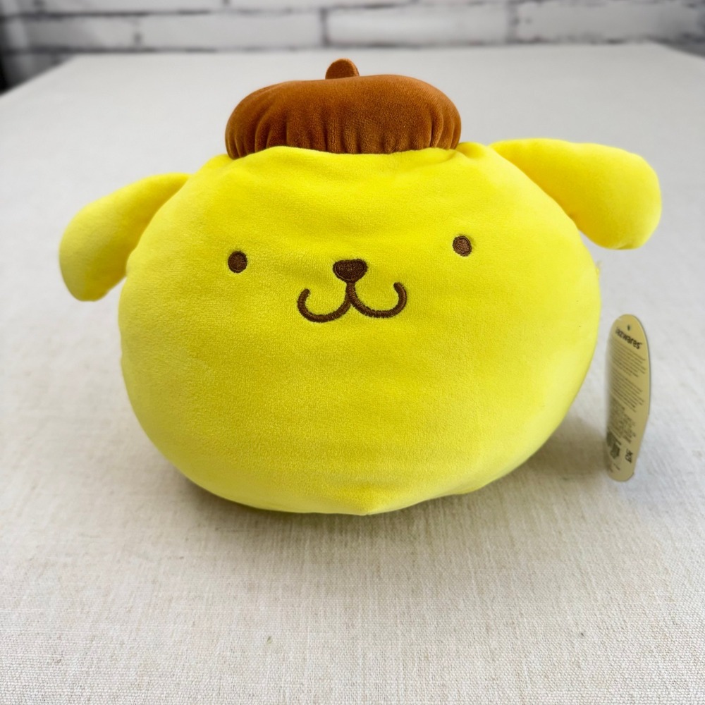 Squishmallows Sanrio Pompompurin 8 Inch‎ Yellow Plush Hello Kitty and Friends
